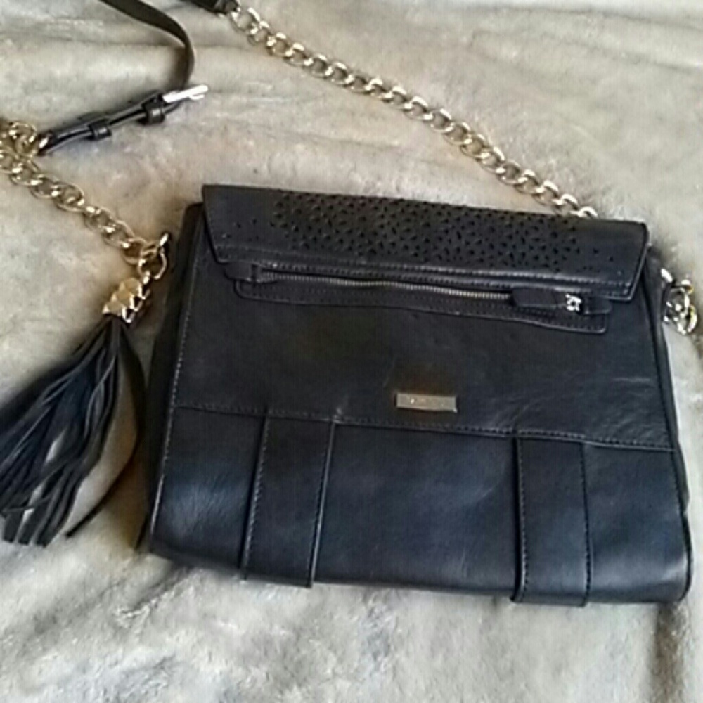 💎 Azaya Blue Leather Shoulder Bag - Picture 5 of 8